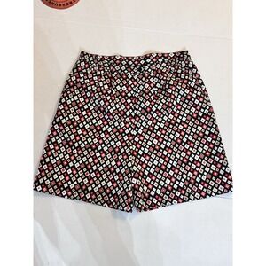 Allyson Whitmore womens golf shorts Sz 16 P Black‎ With Geometric Design